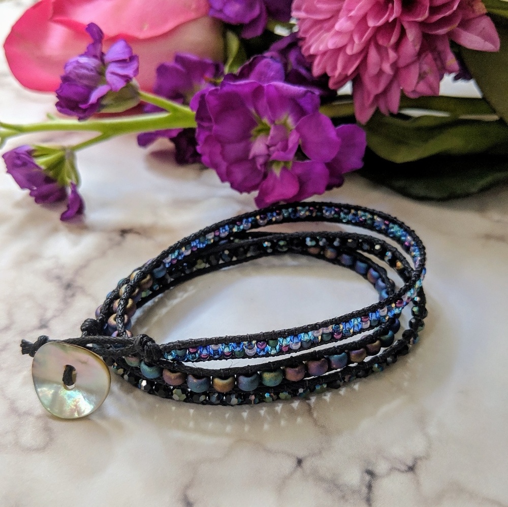 Refugio Beach Boho Wrap Bracelet Handmade